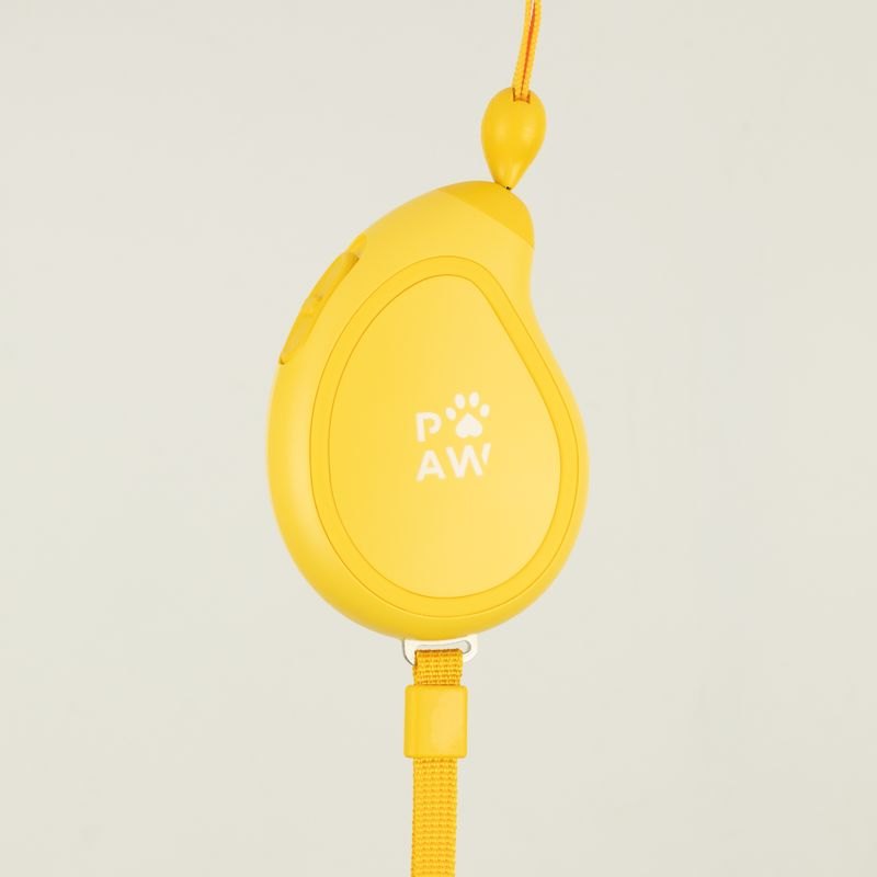 Paw Pet Leash - Mini Mango Retractable Lead (Yellow, 3m)1