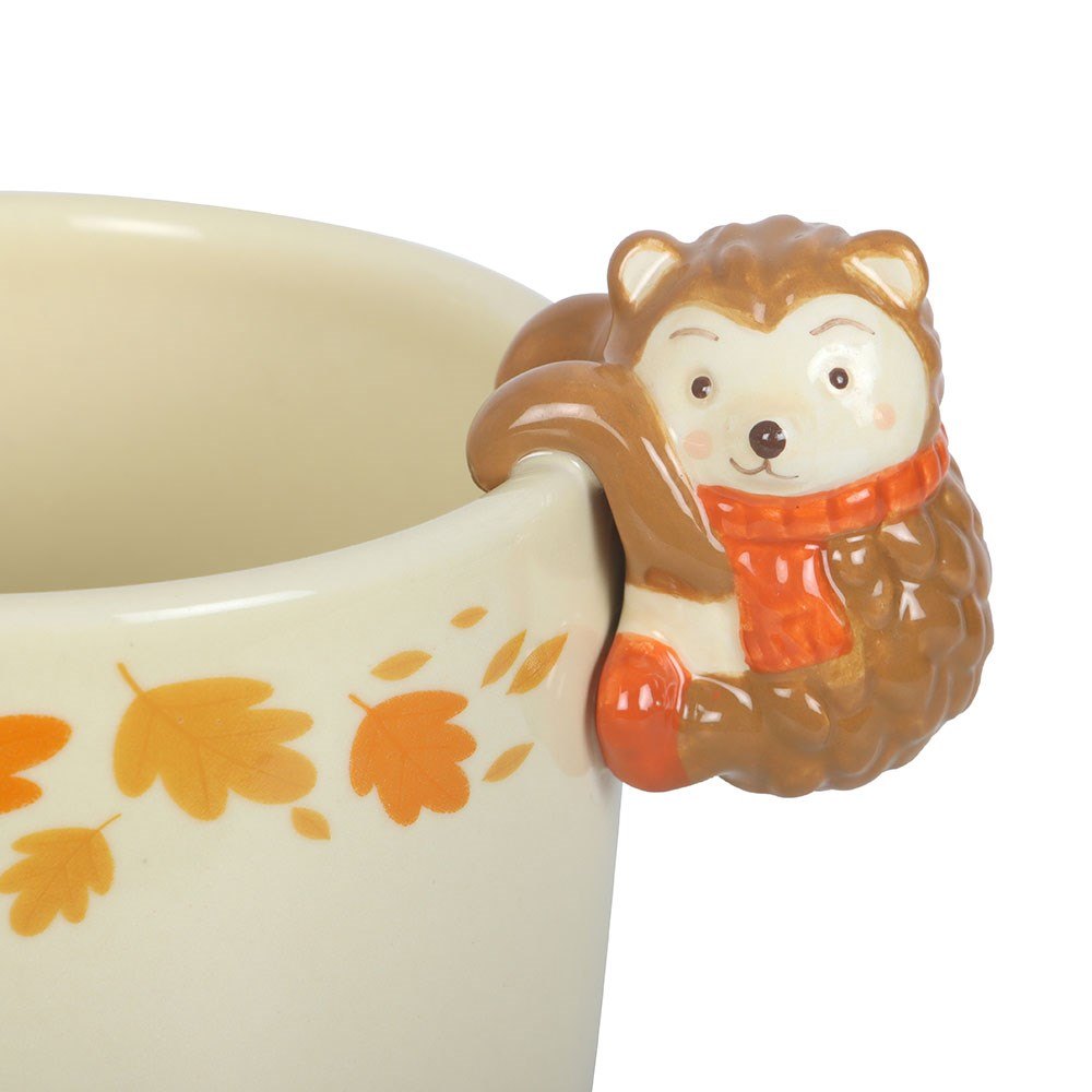 Autumn Ceramic Plant Pot with Hedgehog Design1