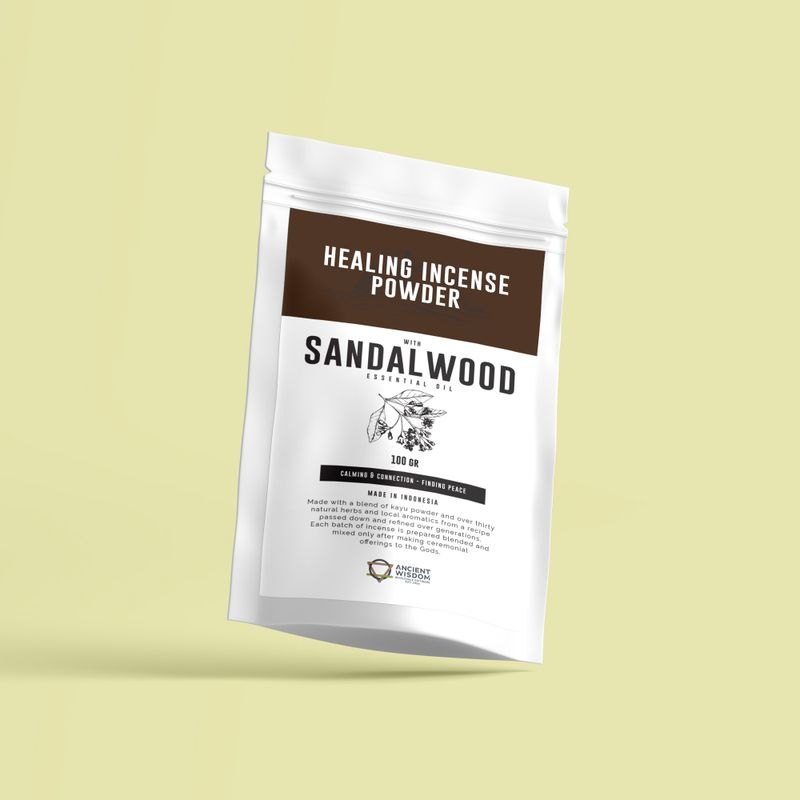 Healing Incense Powder - Sandalwood (100g)1