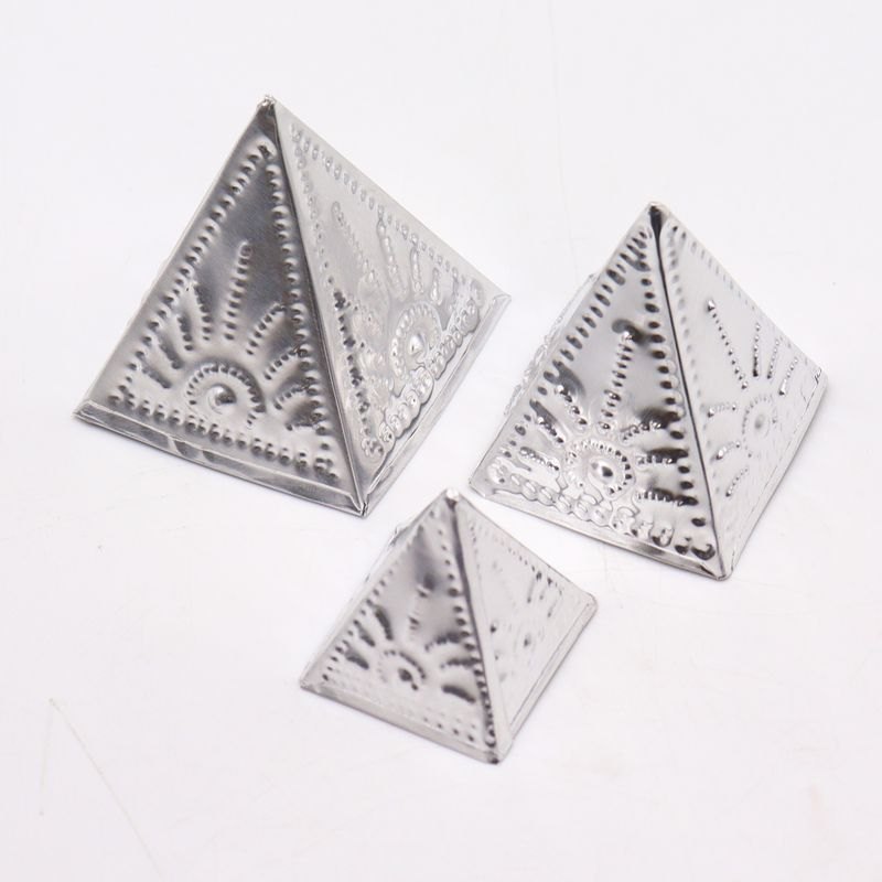 Incense Powder Pyramid Mould Set - Unpainted (Pack of 3)2
