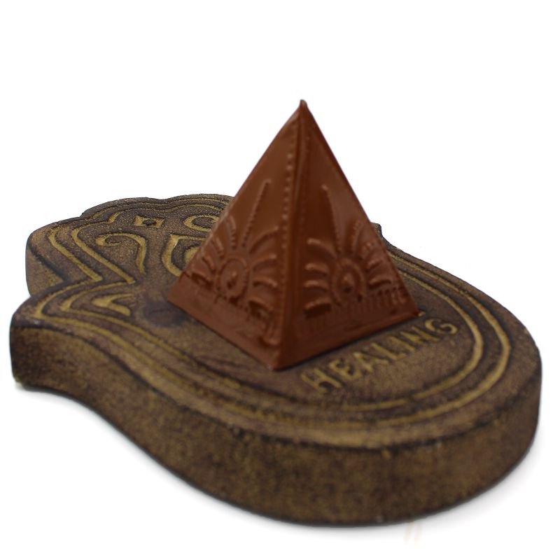 Incense Powder Pyramid Mould Set - Unpainted (Pack of 3)4