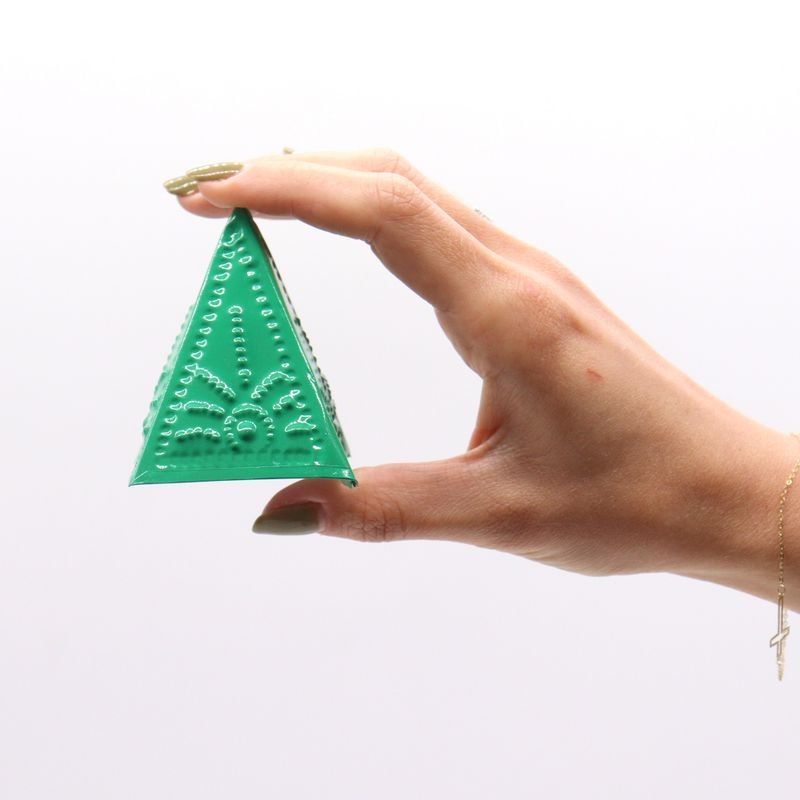 Incense Powder Pyramid Mould Set - Blue, Green & Purple (Pack of 3)2