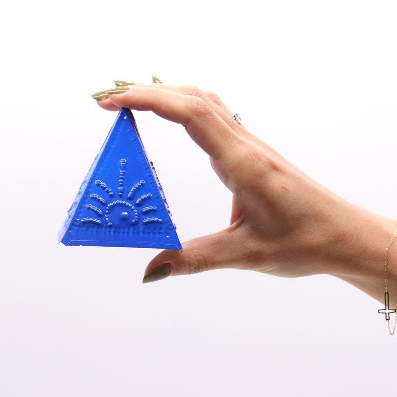 Incense Powder Pyramid Mould Set - Blue, Green & Purple (Pack of 3)3