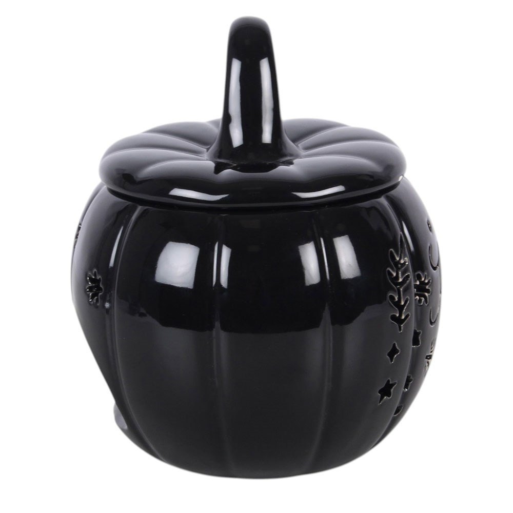 Black Folk Pumpkin Oil Burner & Wax Warmer2