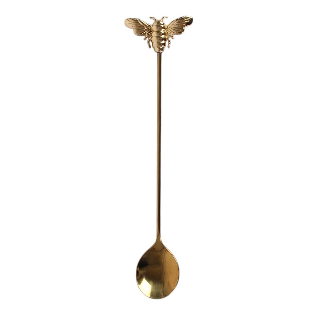 White Beehive Mug & Bee Detail Spoon Set – 500ml1