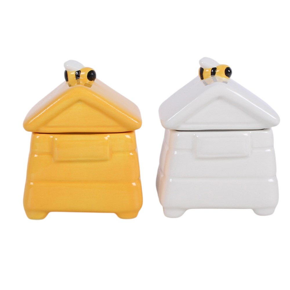 Beehive Ceramic Egg Cups – Set of 2