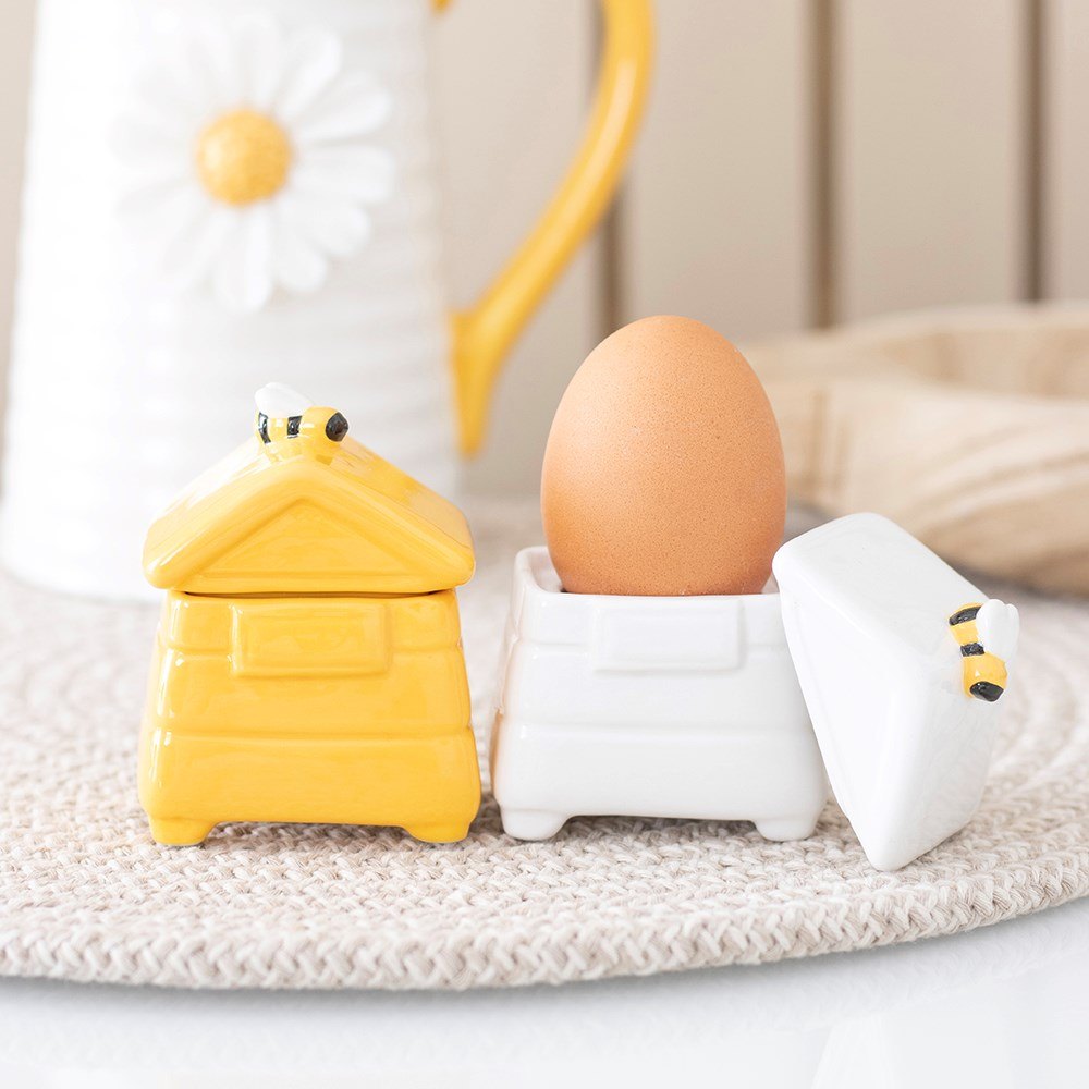 Beehive Ceramic Egg Cups – Set of 24