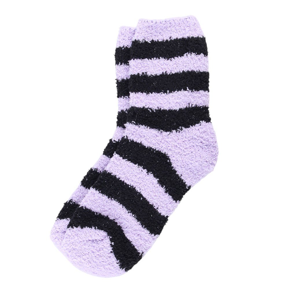 Pastel Purple Striped Socks with Coffin Gift Box1