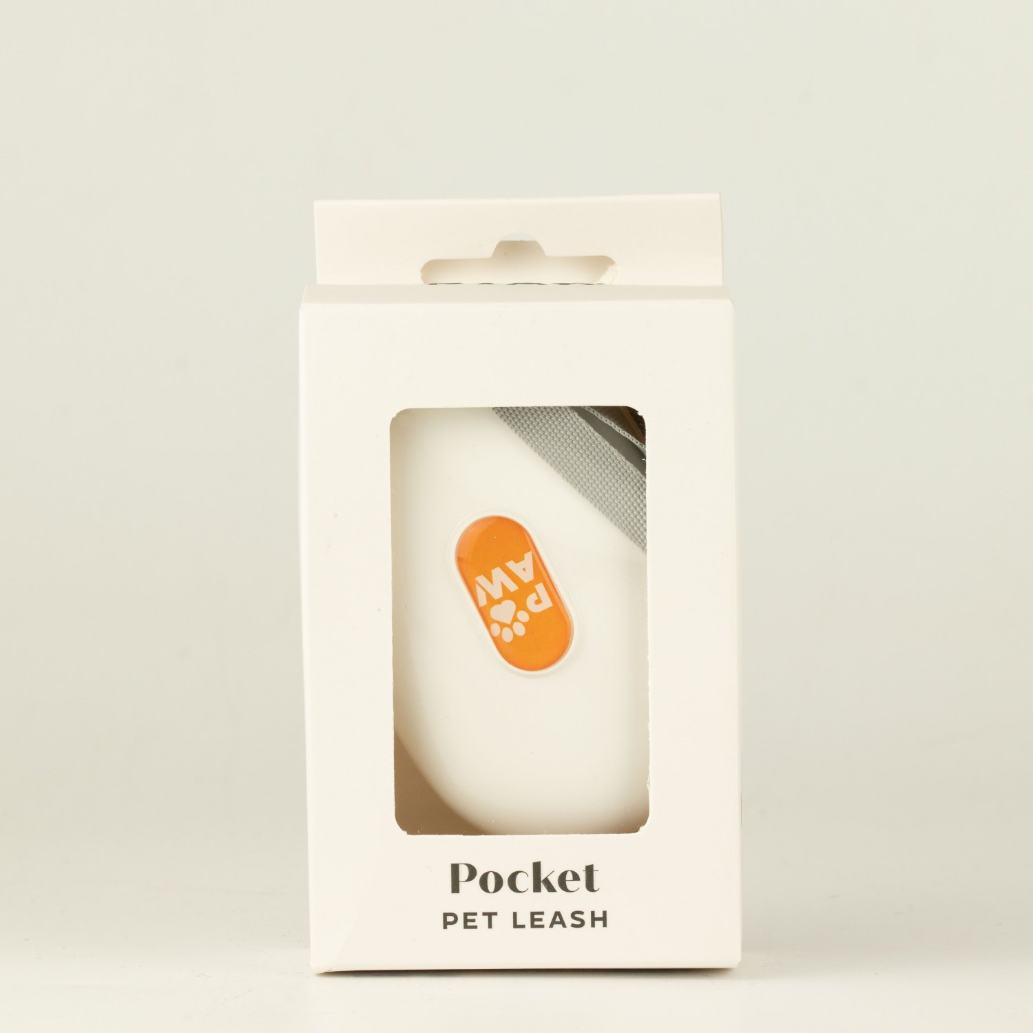 Paw Pet Leash - Pocket Pod Retractable Lead (White, 1.5m)4