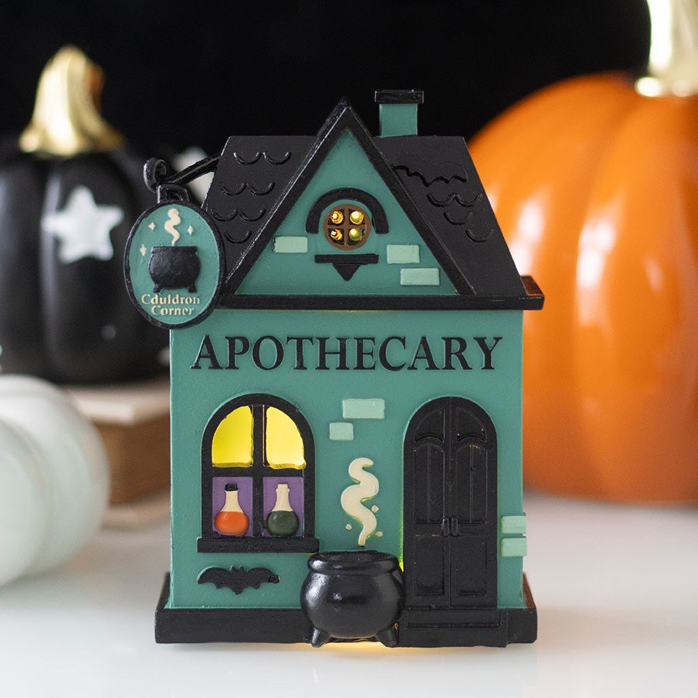 Apothecary Shop LED Light-Up Halloween Decoration1