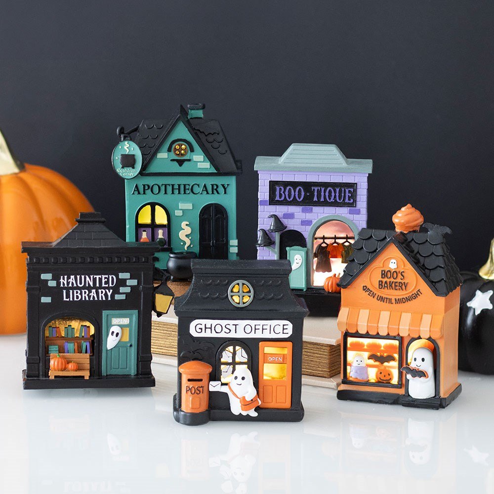 Apothecary Shop LED Light-Up Halloween Decoration5