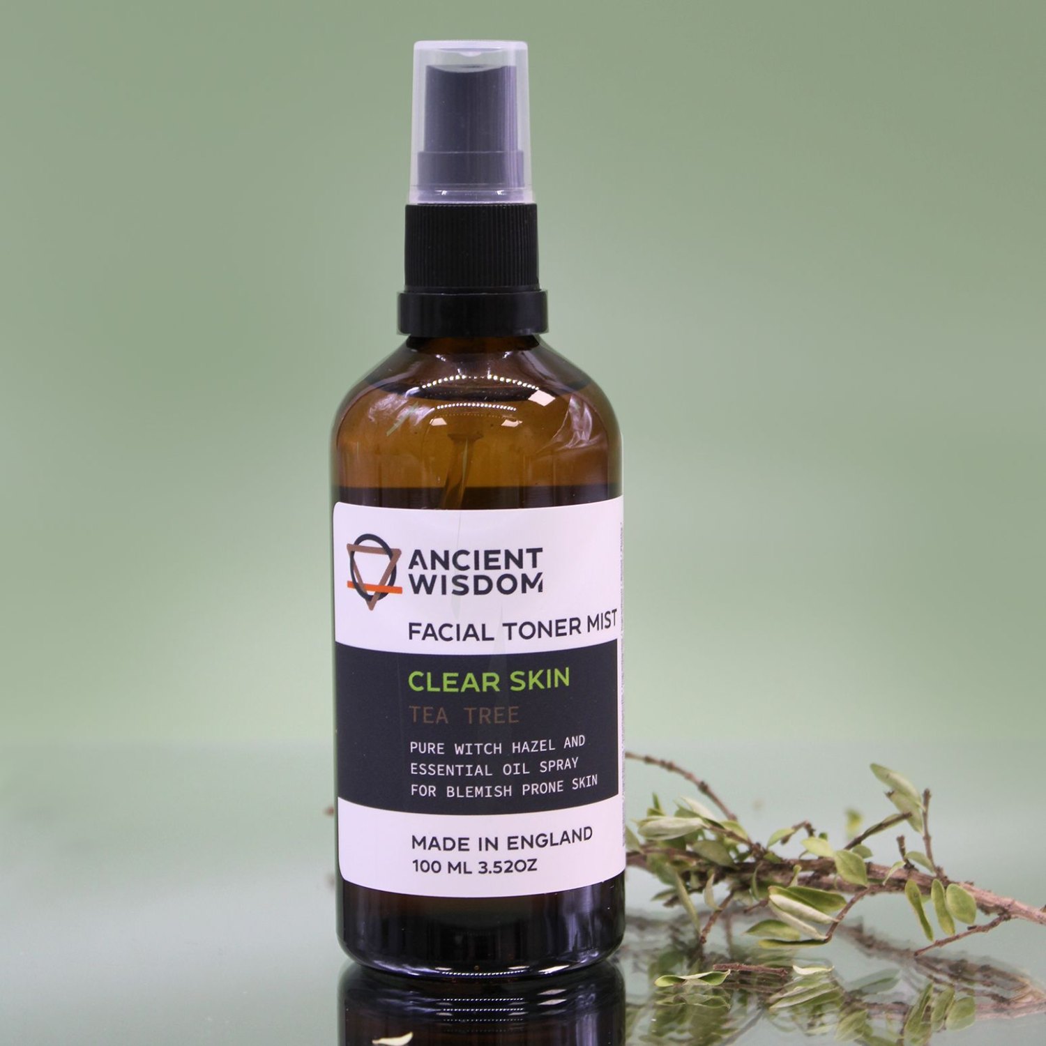 Ancient Wisdom Facial Toner Mist - Tea Tree & Witch Hazel (100ml)1
