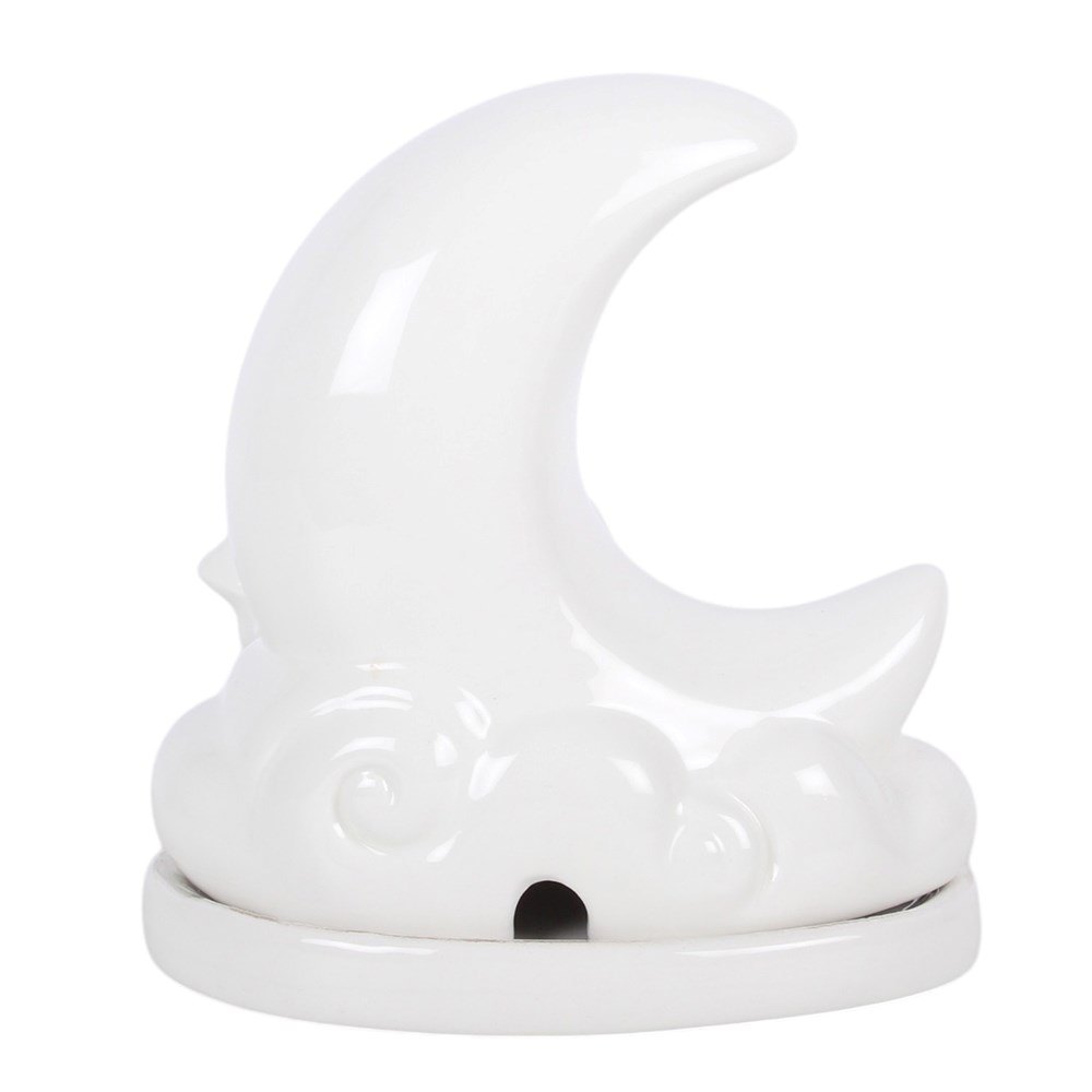 Pastel Skies White Moon Incense Cone Holder4