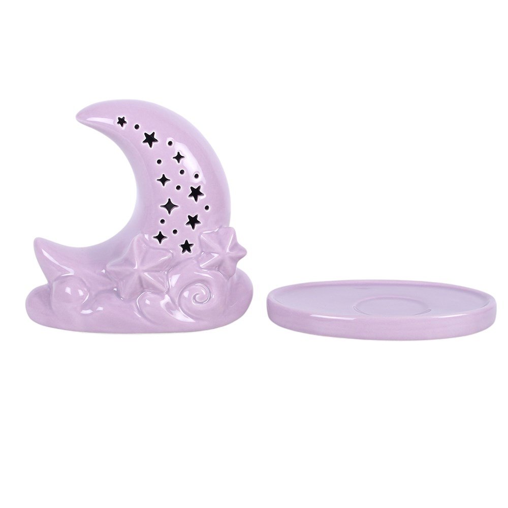 Pastel Skies Purple Moon Incense Cone Holder2