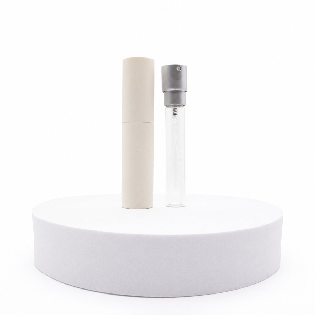 2x Cream Perfume Twist Bottle Atomisers (10ml)