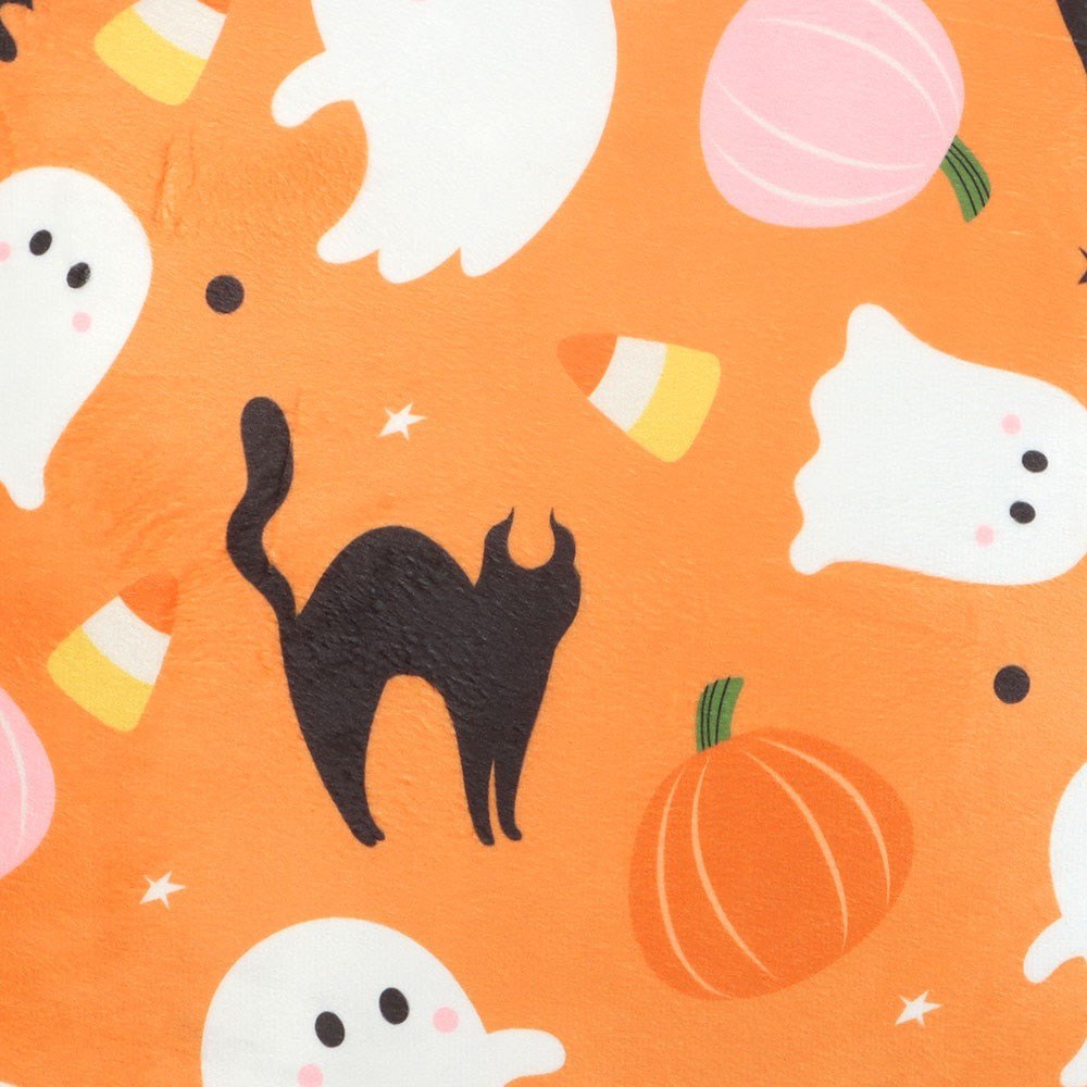 Sweet and Spooky Ghost Print Square Cushion1