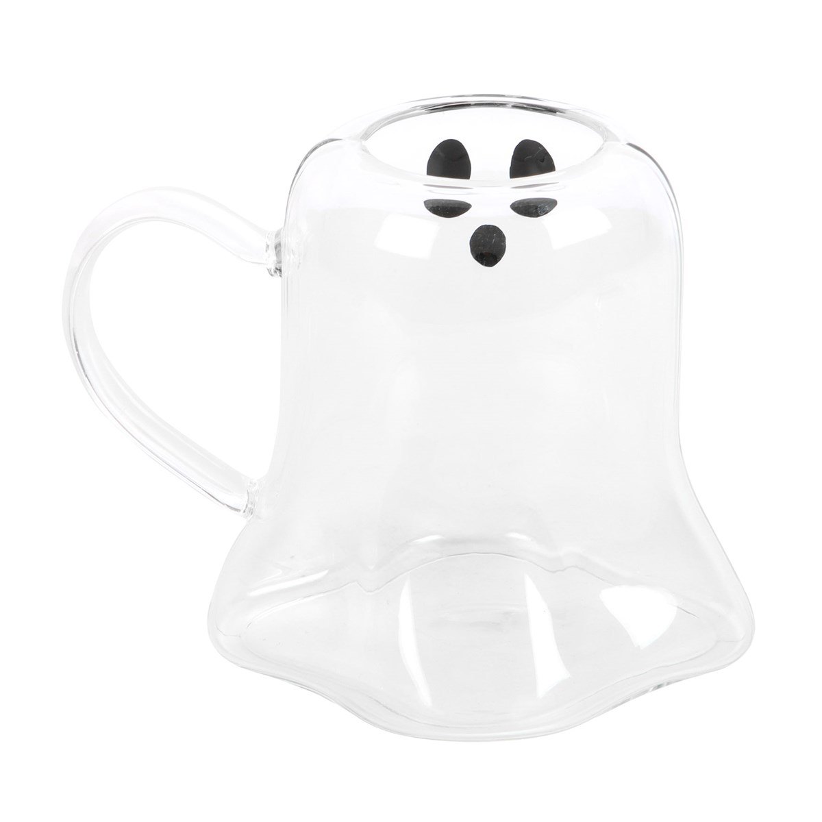 Ghost Shaped Glass Mug (600ml)3