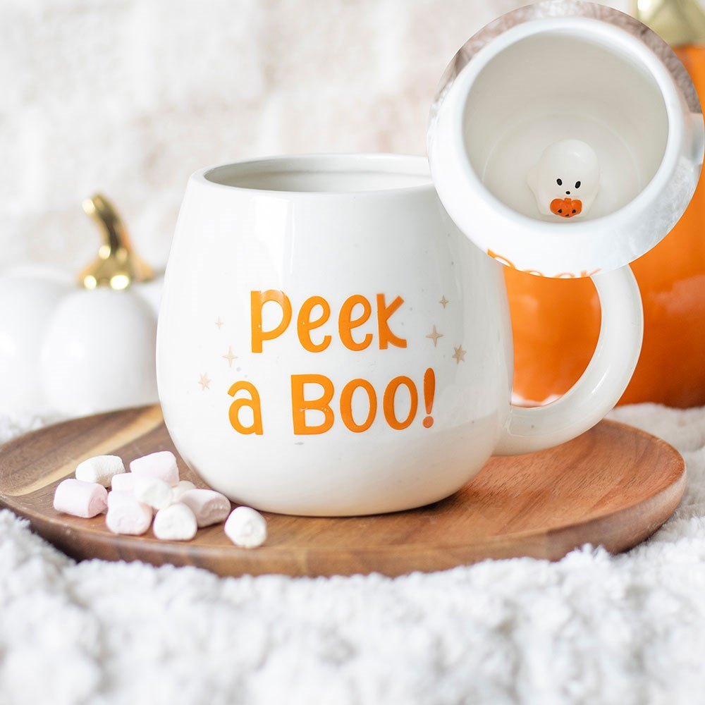 Peekaboo Ghost Ceramic Mug (500ml)3