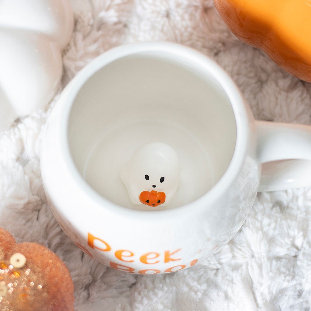 Peekaboo Ghost Ceramic Mug (500ml)4