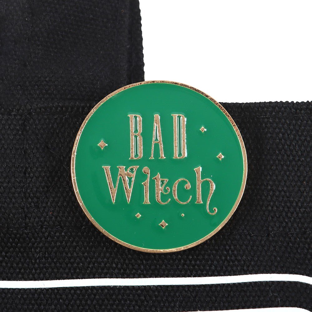 Bad Witch Social Club Tote Bag with Enamel Pin2