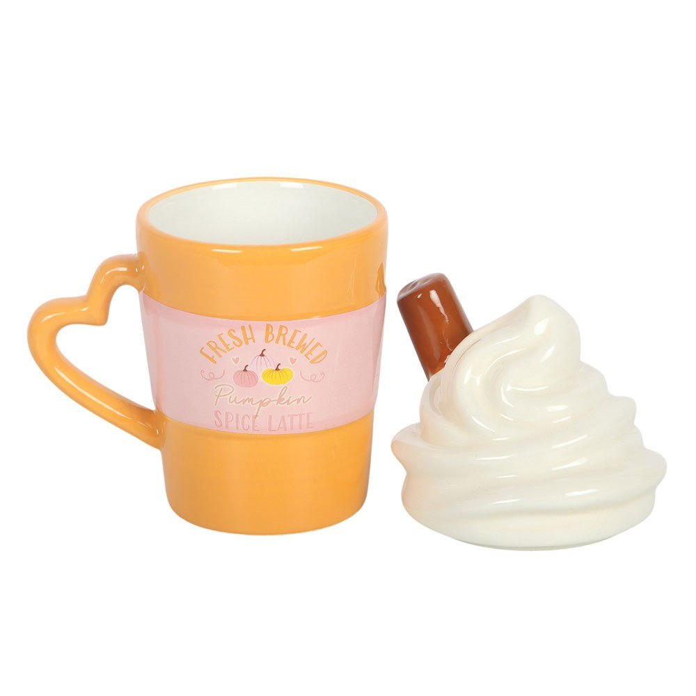 Fresh Brewed Pumpkin Spice Latte Lidded Mug (250ml)2