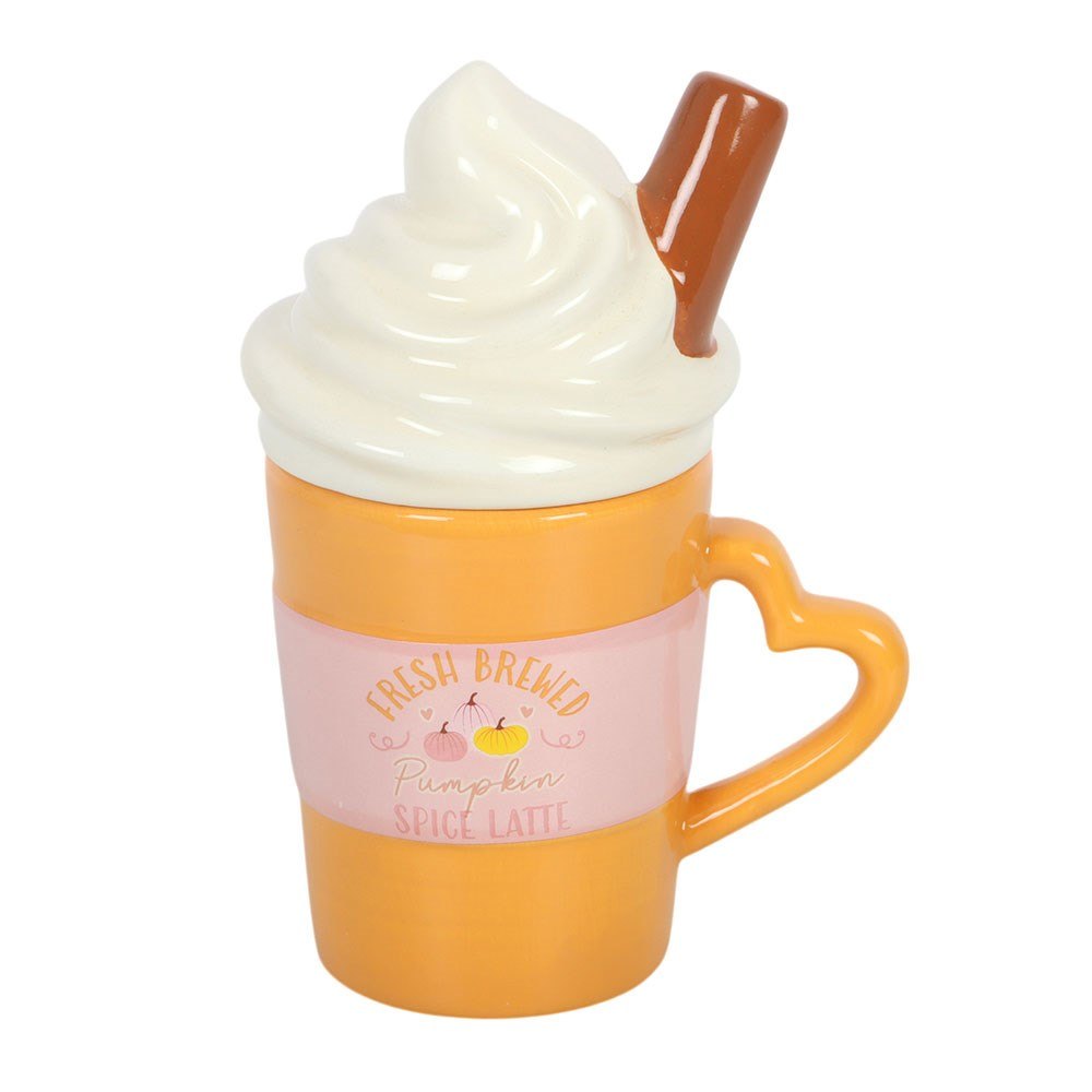 Fresh Brewed Pumpkin Spice Latte Lidded Mug (250ml)4