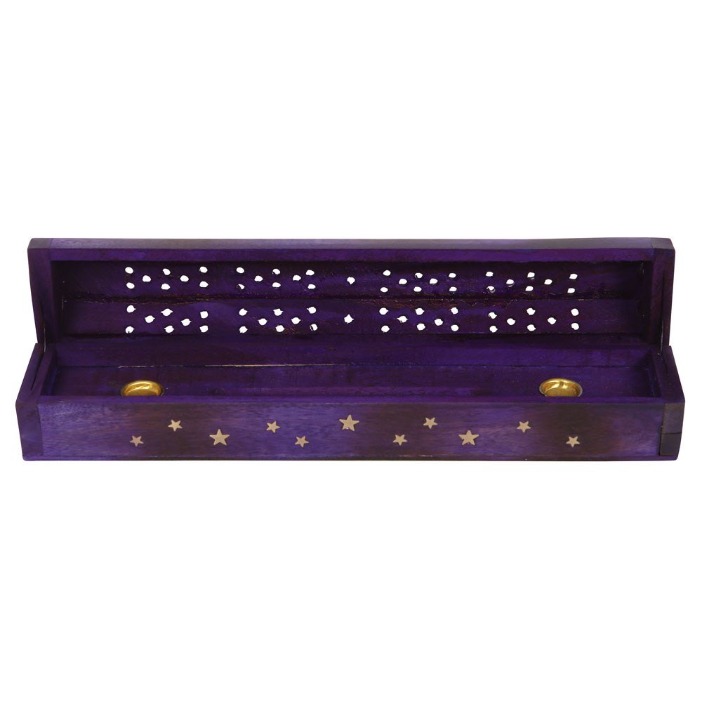 Star Wooden Incense Box & 10 Bergamot Incense Sticks3
