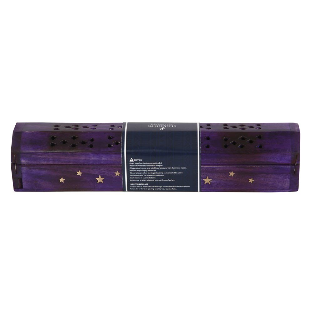 Star Wooden Incense Box & 10 Bergamot Incense Sticks4