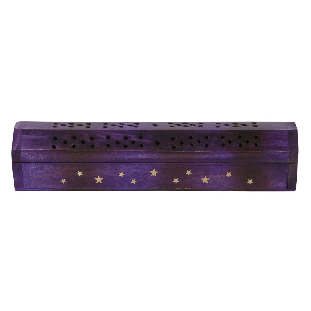 Star Wooden Incense Box & 10 Bergamot Incense Sticks5