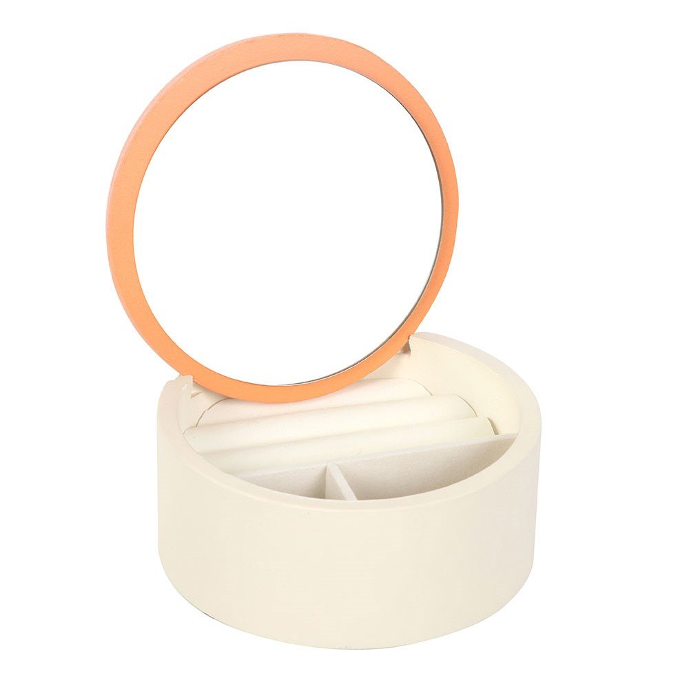 White Sun Jewellery Box with Mirror1