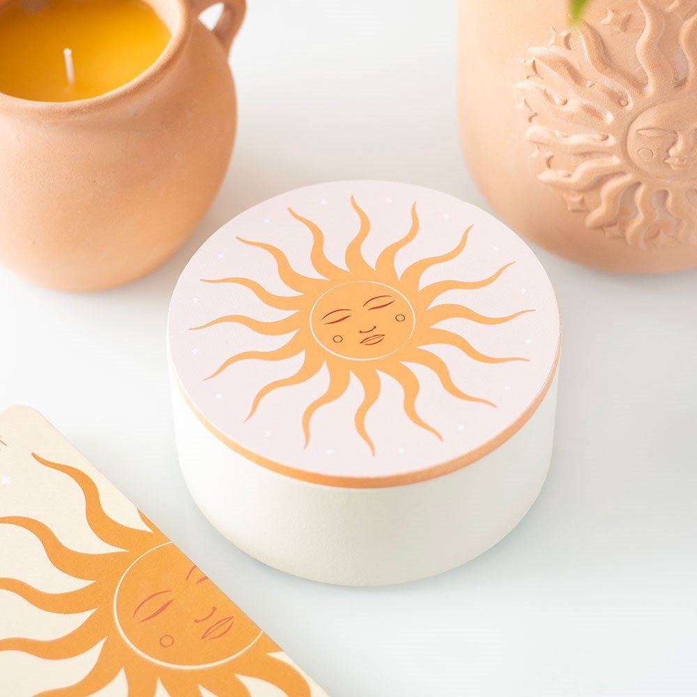 White Sun Jewellery Box with Mirror2