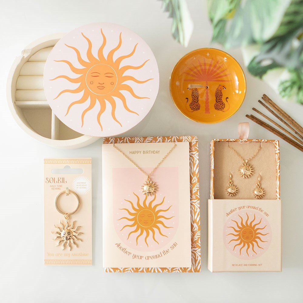 White Sun Jewellery Box with Mirror5