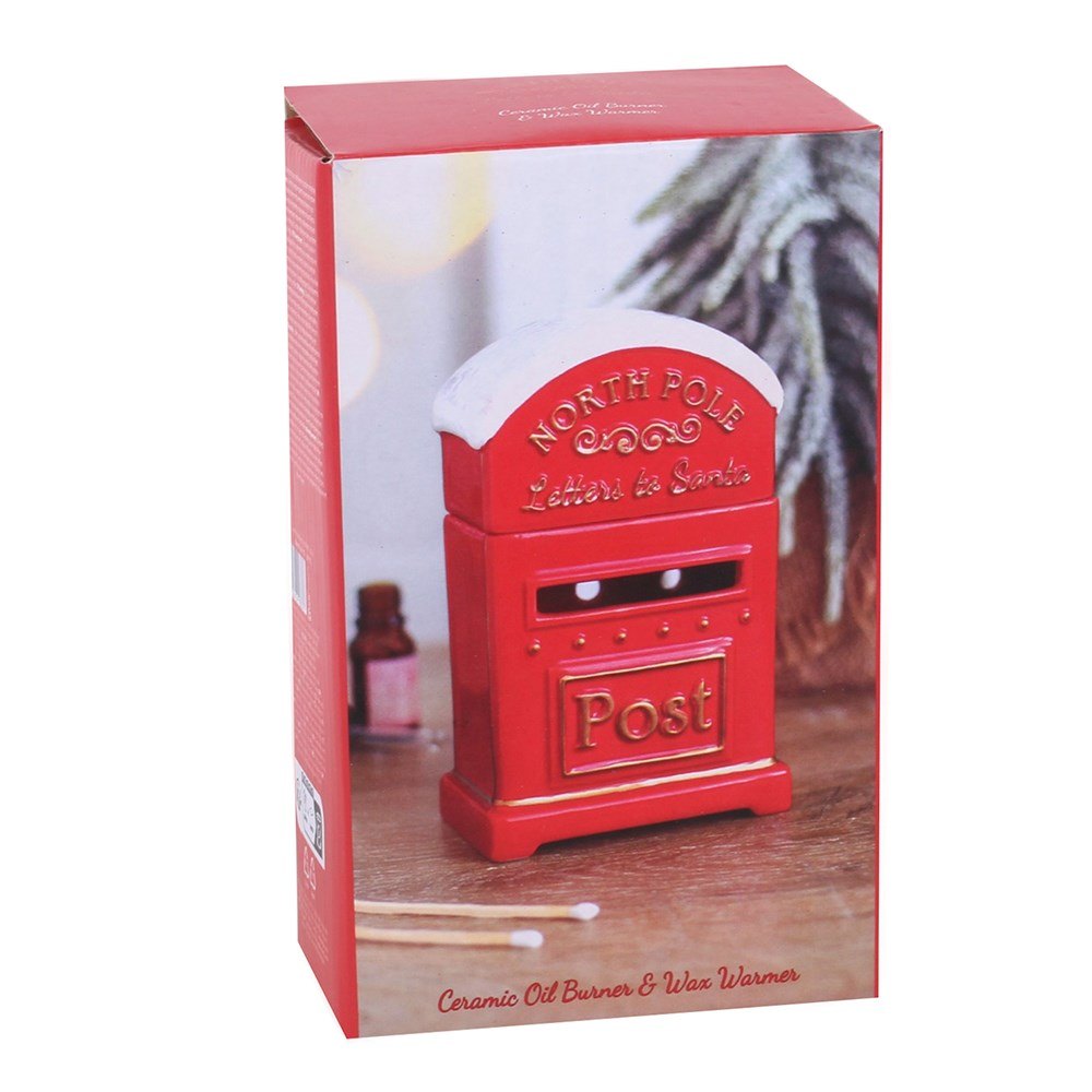 Letters to Santa Christmas Post Box Oil Burner & Wax Warmer4