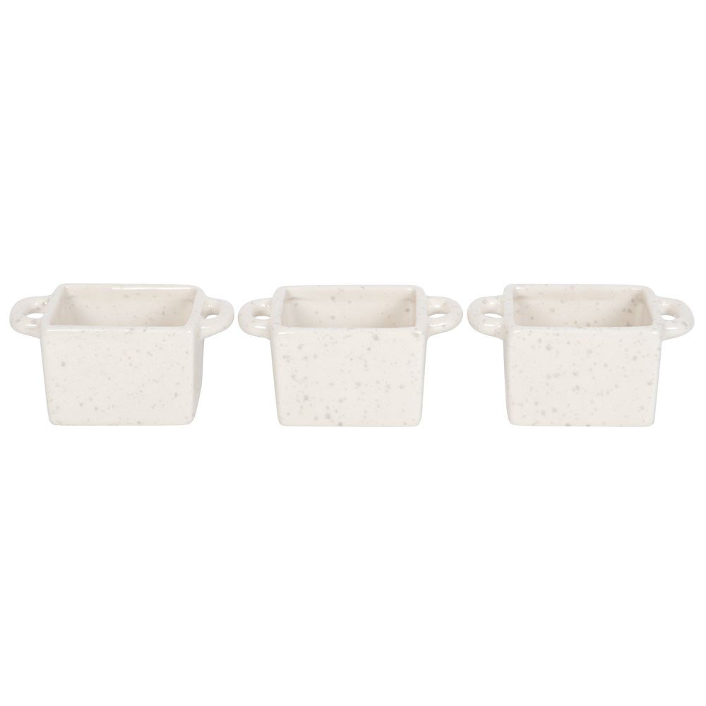 Set of 3 Christmas Ceramic Snack Bowls3