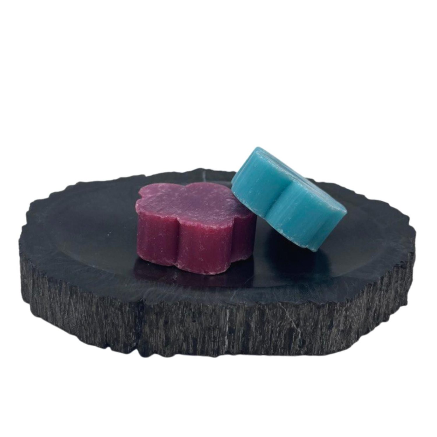 Brown & Black Petrified Wood Soap Dish2