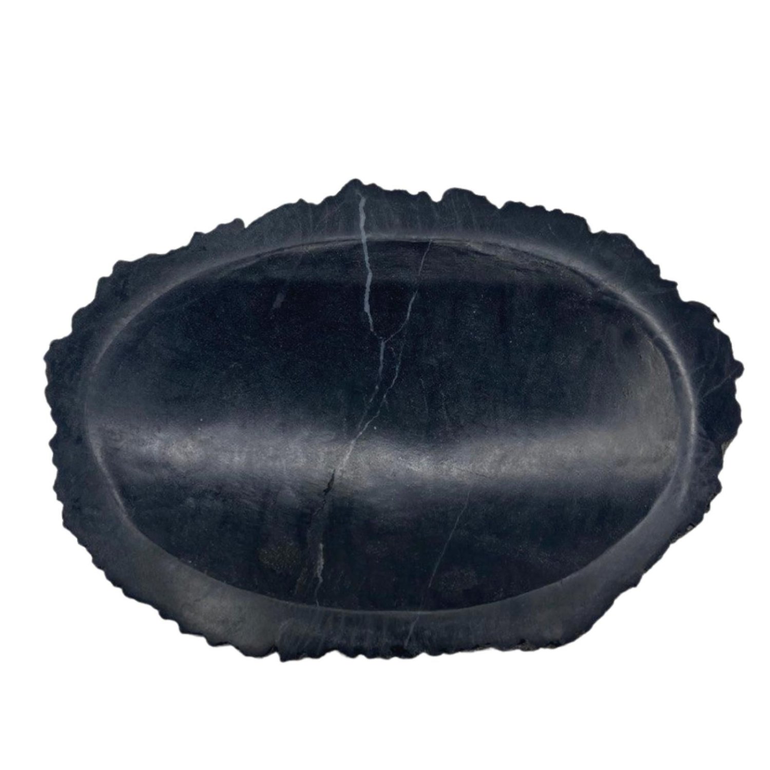 Brown & Black Petrified Wood Soap Dish3