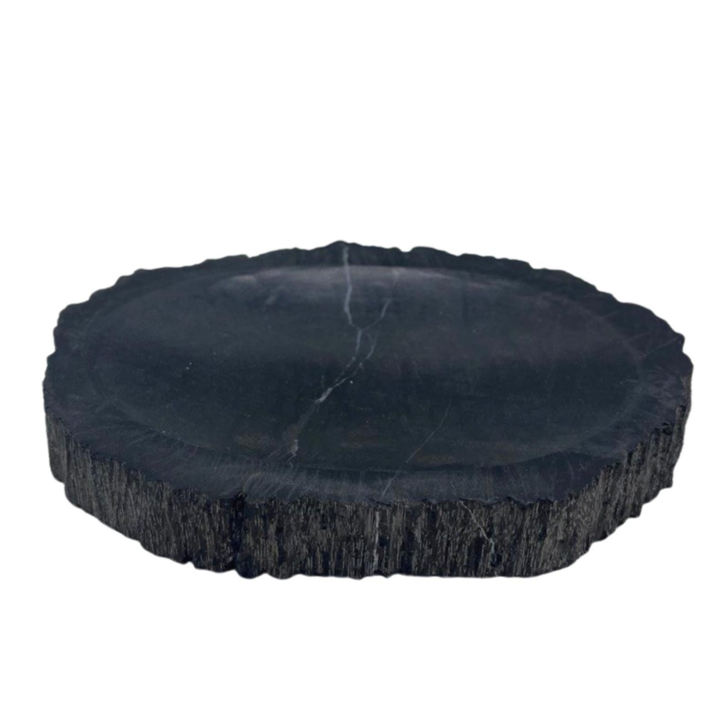 Brown & Black Petrified Wood Soap Dish4