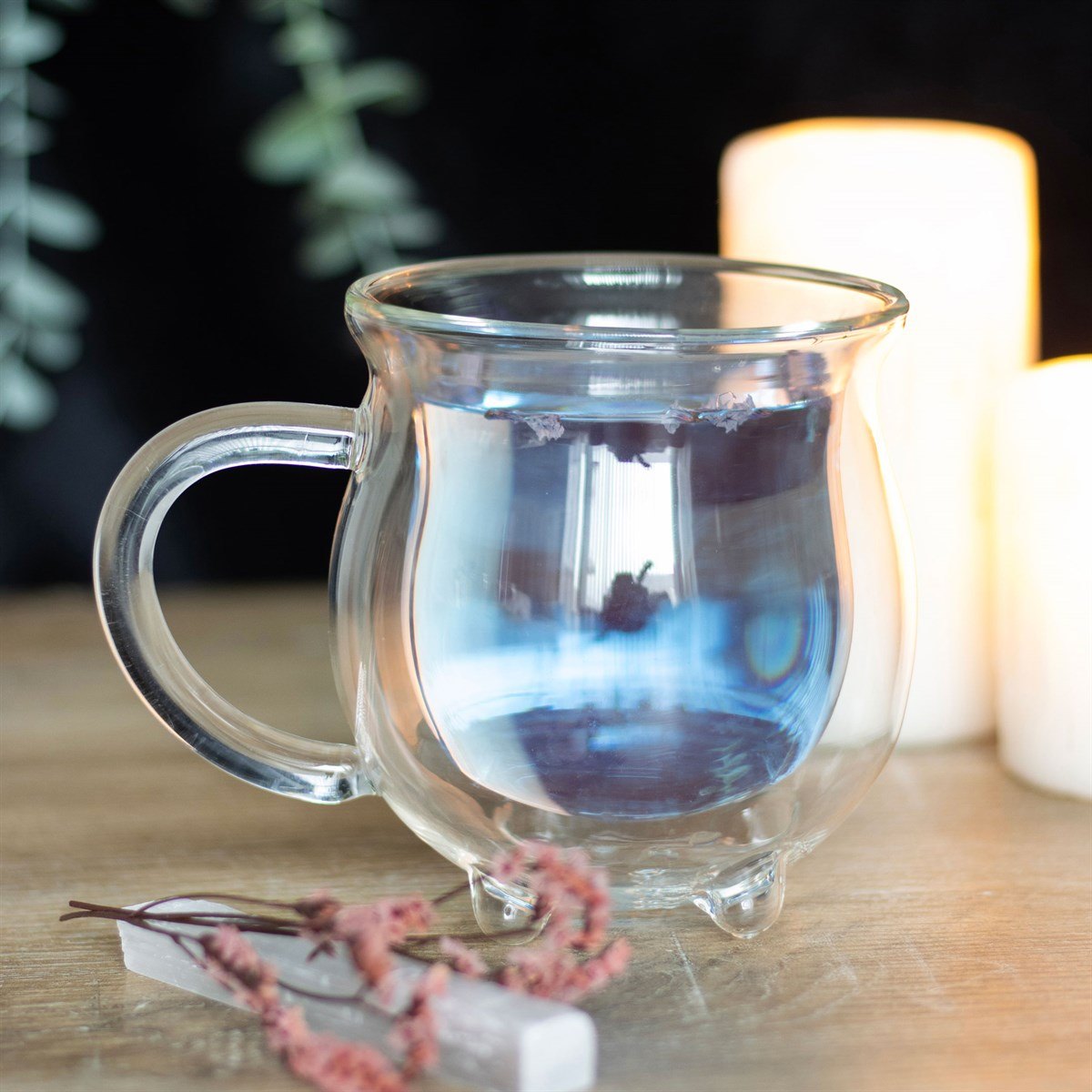 Double-Walled Glass Cauldron Mug (270ml)