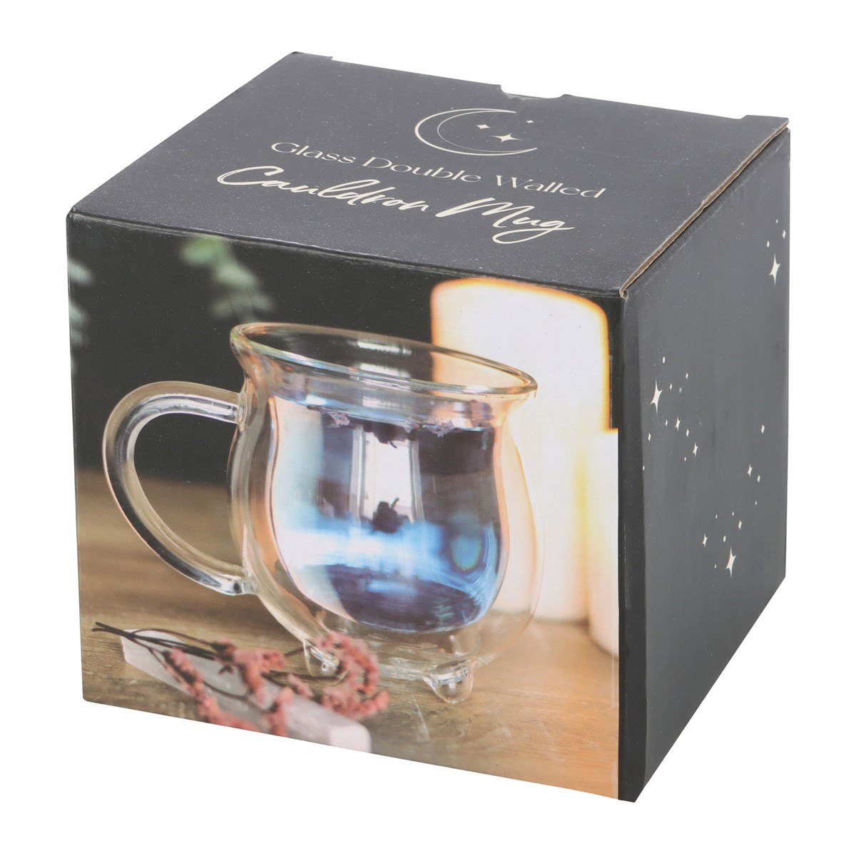 Double-Walled Glass Cauldron Mug (270ml)4