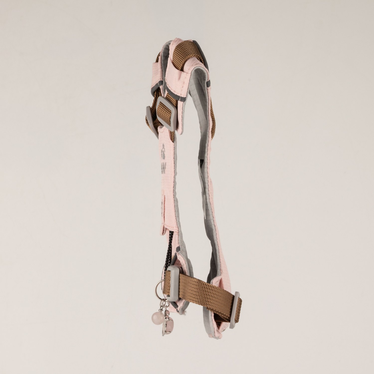 Soft Pink S Guardian Dog Harness with Rose Quartz Charm6