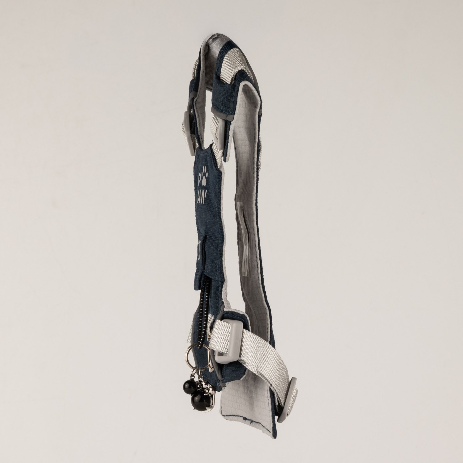 Rock Grey S Guardian Dog Harness with Black Obsidian Charm8