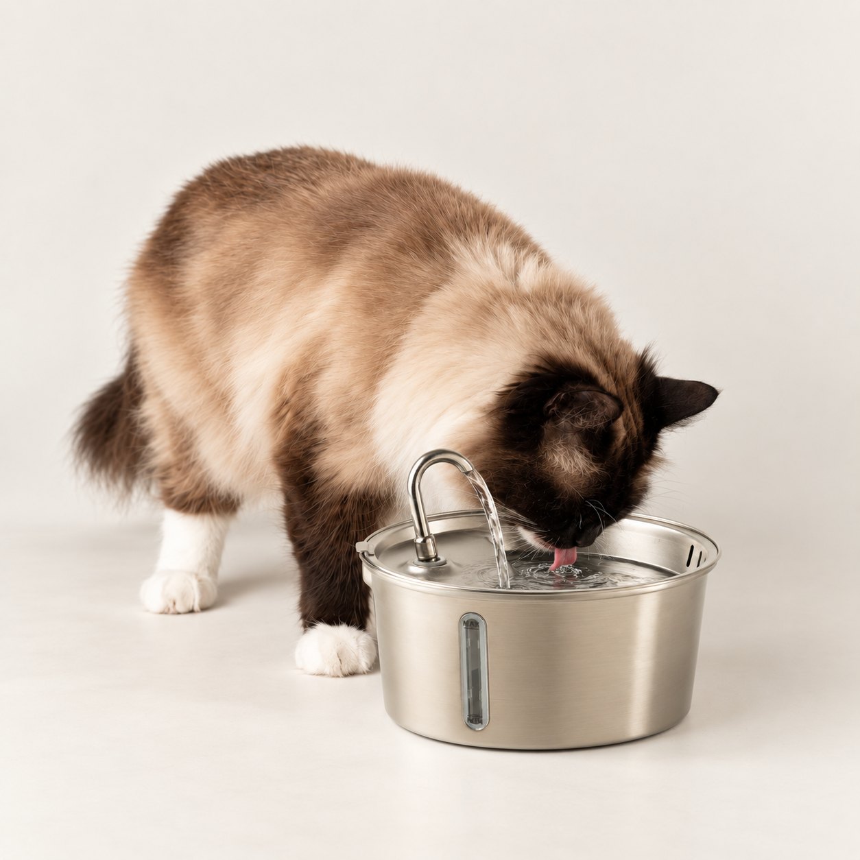 PAW 2.5L Stainless Steel Electric Pet Water Fountain11