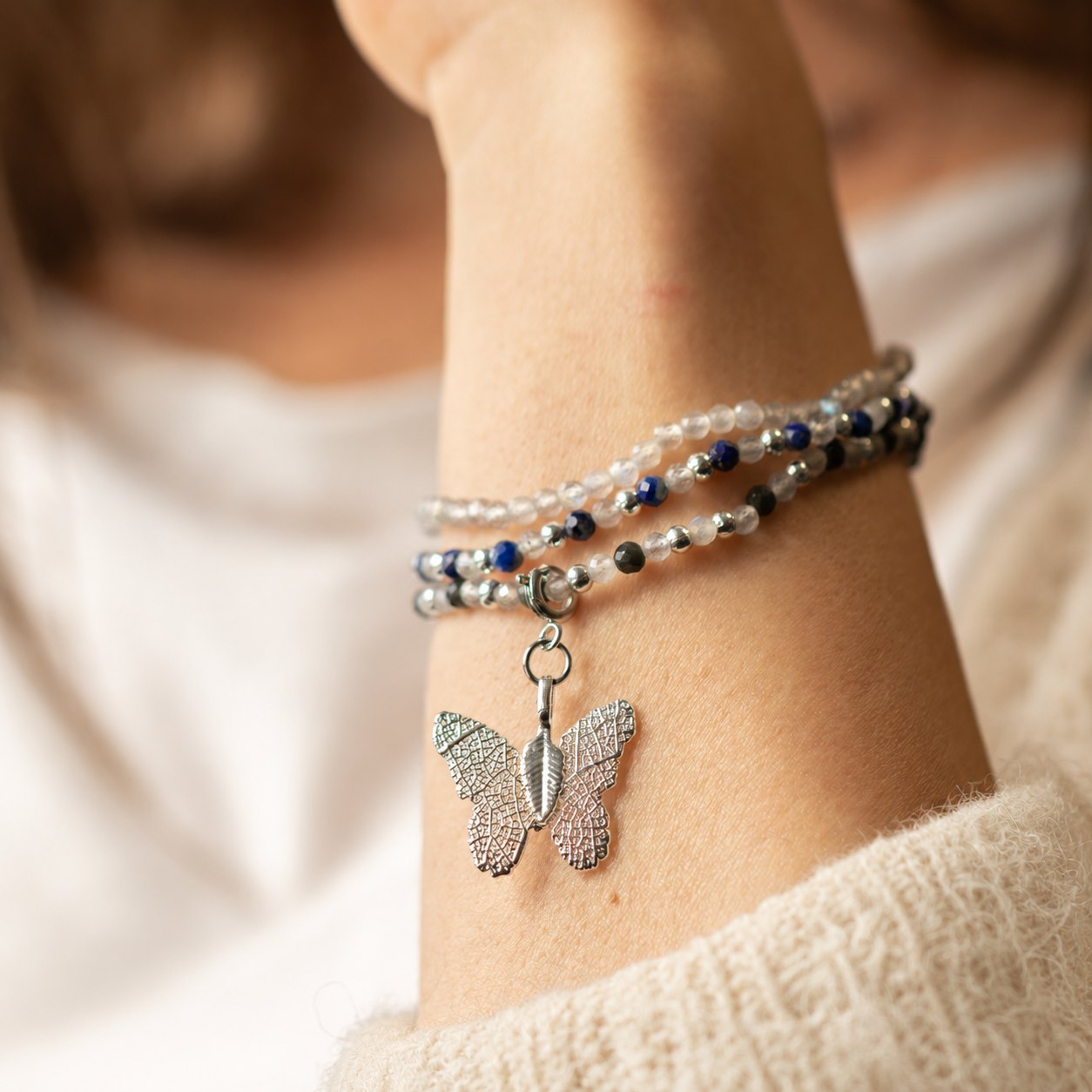 Nymph Northern Lights Gemstone Bracelet Set – 3 Bracelets3