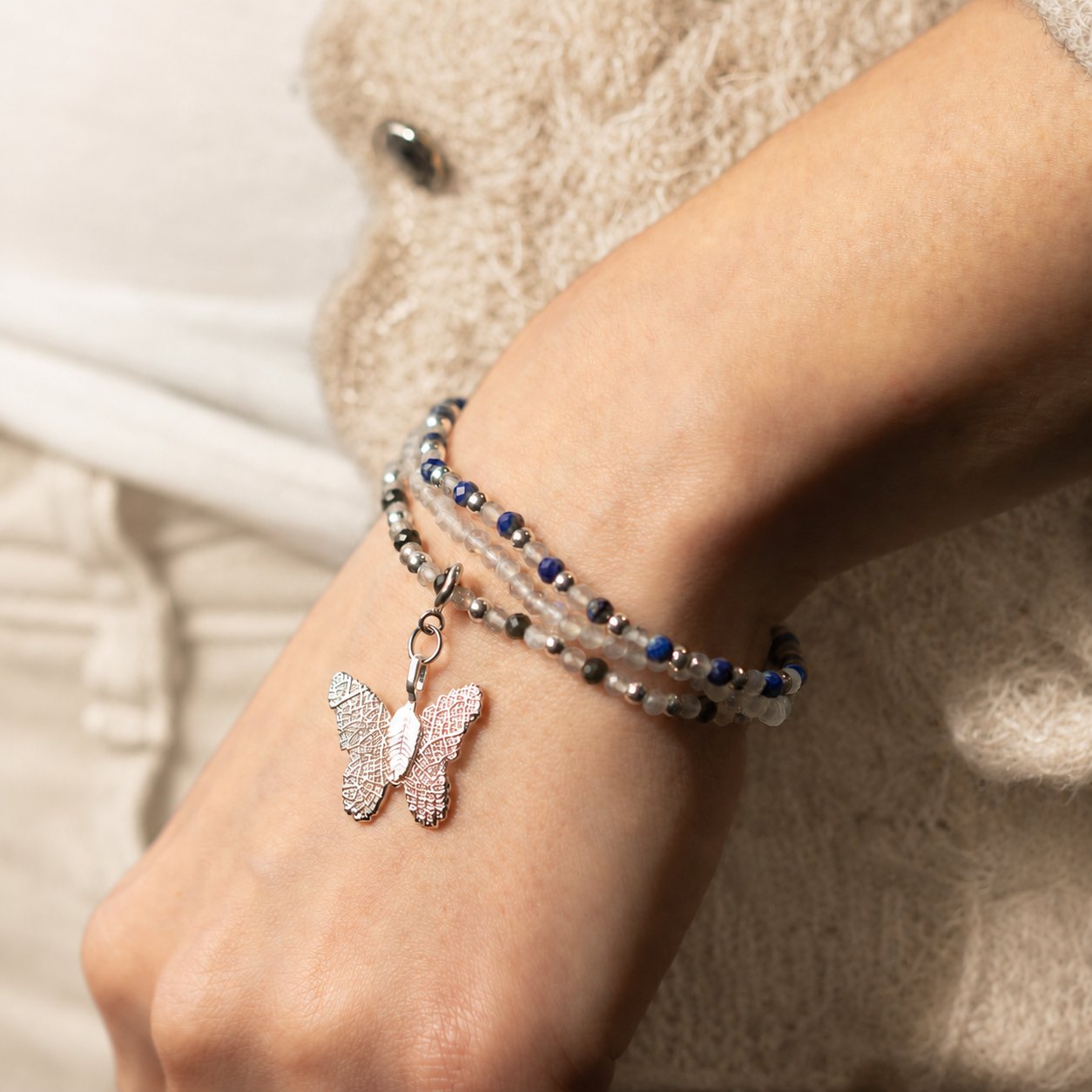 Nymph Northern Lights Gemstone Bracelet Set – 3 Bracelets4