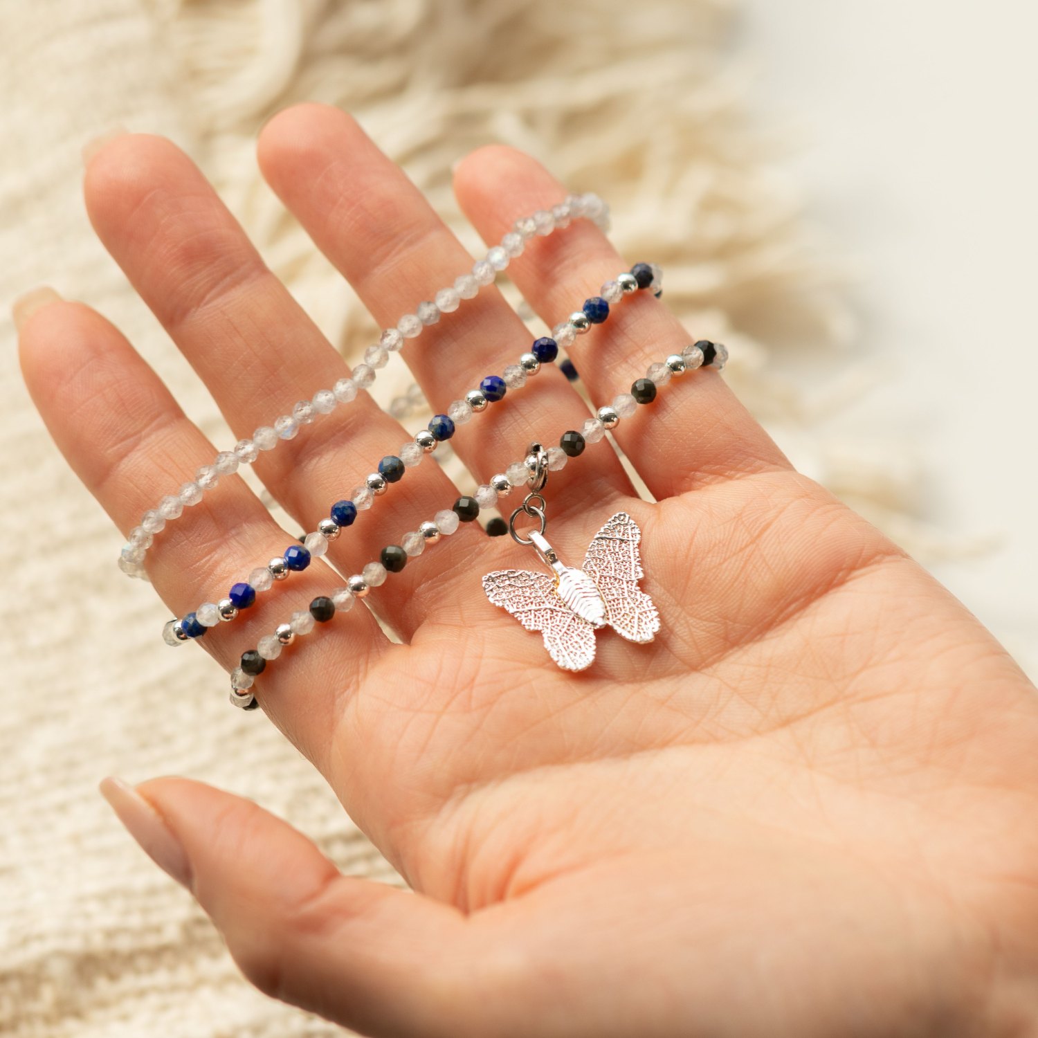 Nymph Northern Lights Gemstone Bracelet Set – 3 Bracelets5