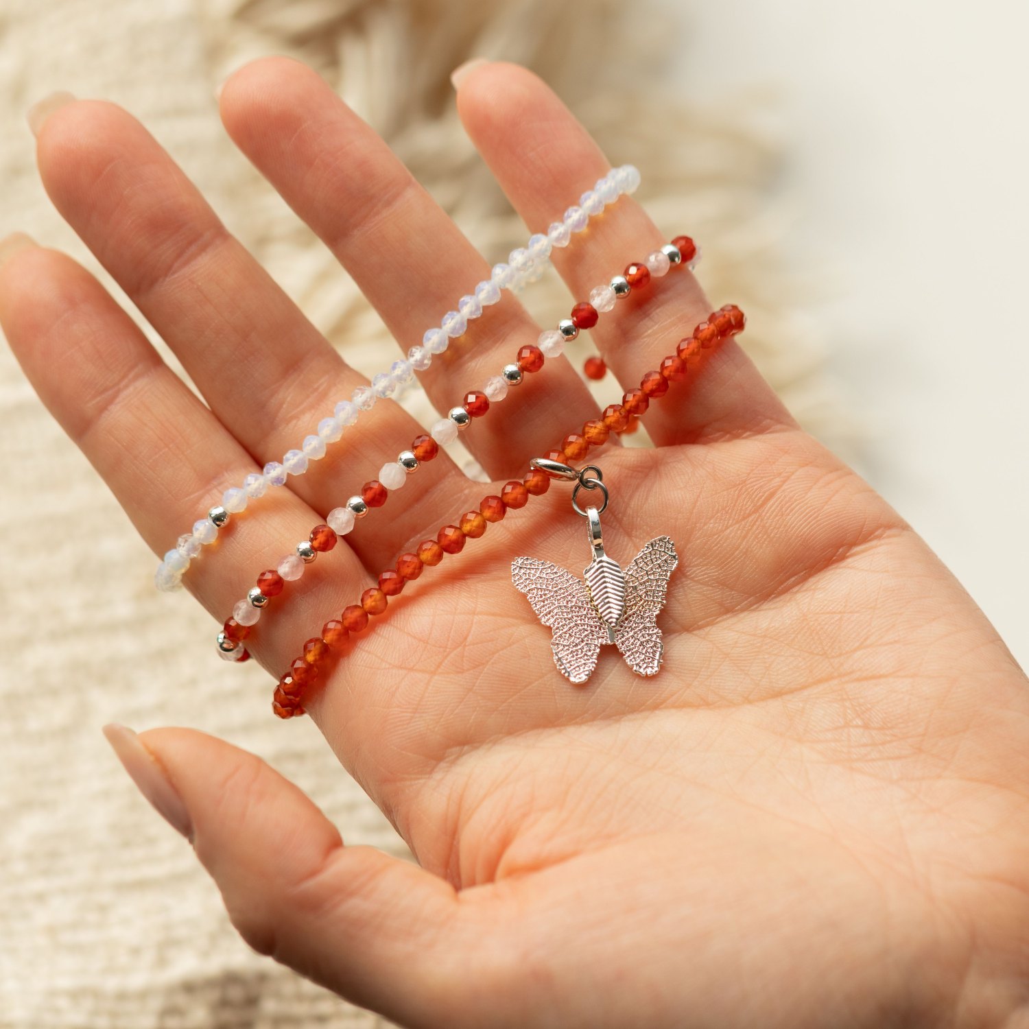 Nymph Blood Moon Gemstone Bracelet Set – 3 Bracelets5