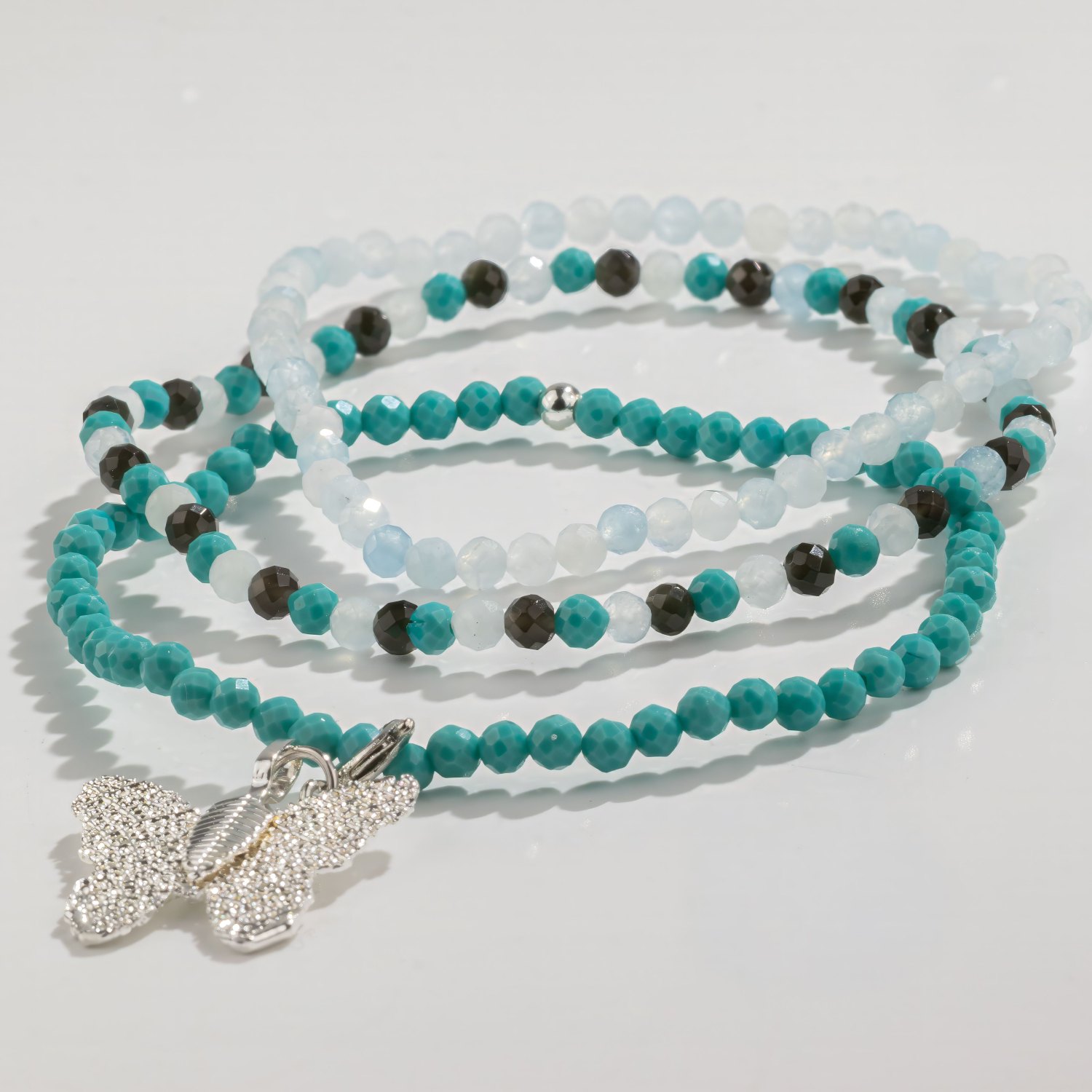Nymph Endless Ocean Gemstone Bracelet Set – 3 Bracelets2