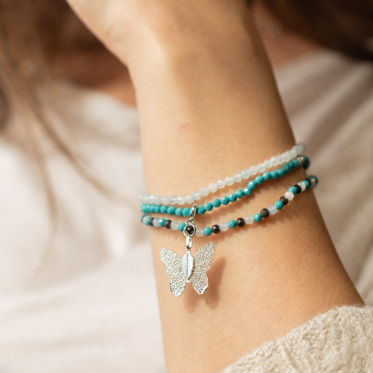 Nymph Endless Ocean Gemstone Bracelet Set – 3 Bracelets5