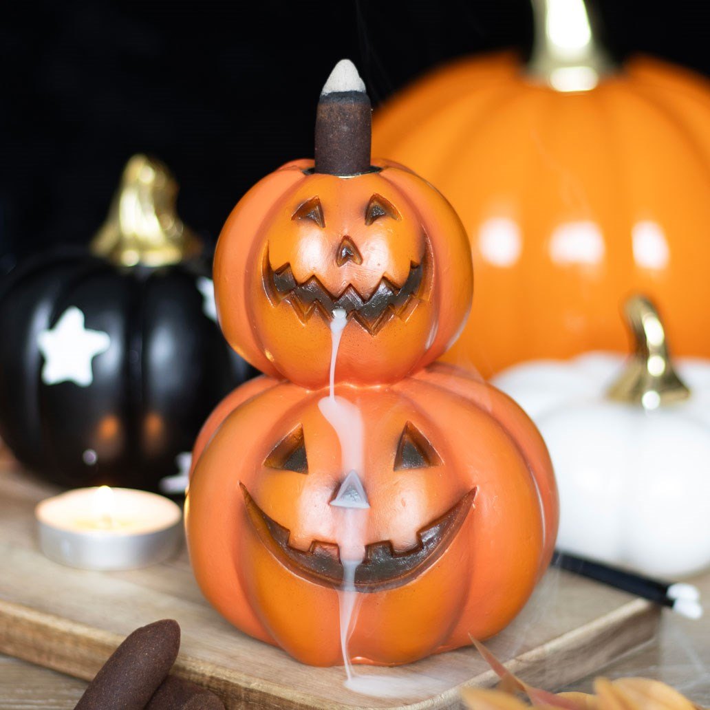 Stacked Pumpkins Backflow Incense Burner1