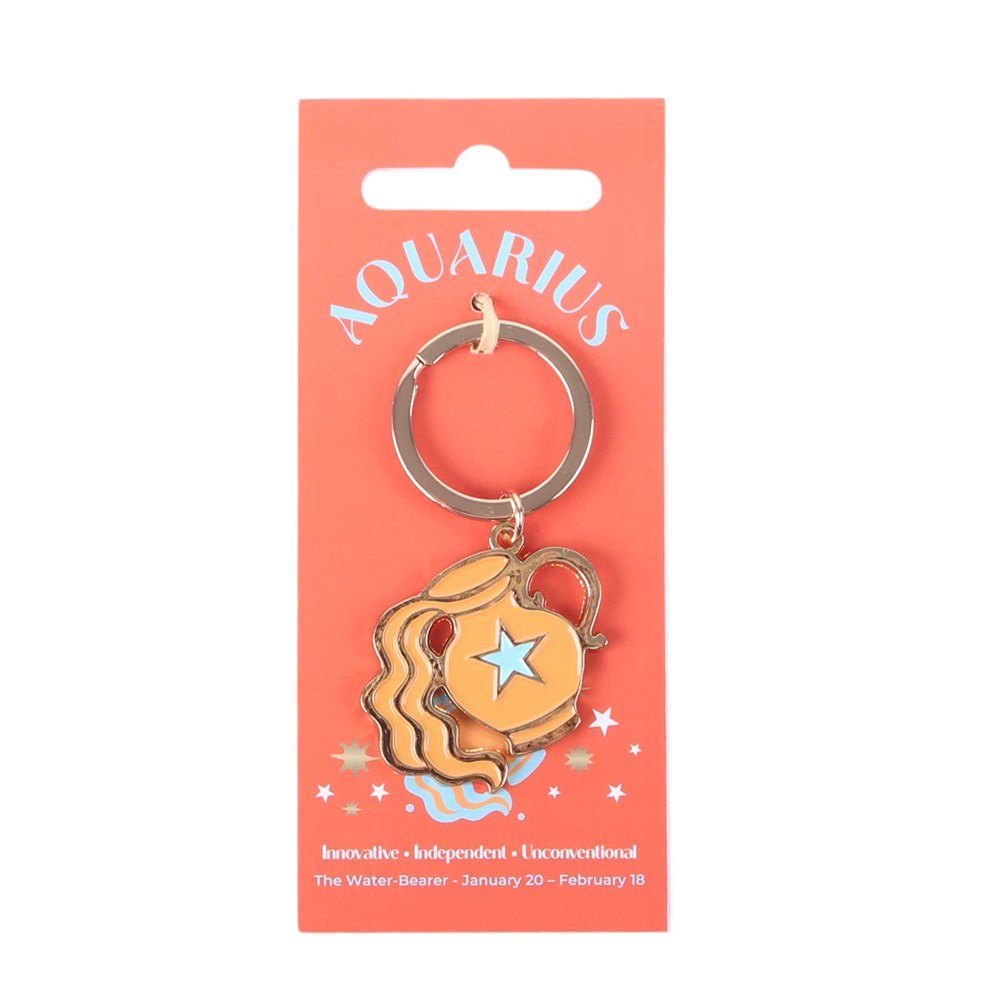 Zodiac Zest Aquarius Gift Set – Bookmark, Keyring, Notebook & Pouch3